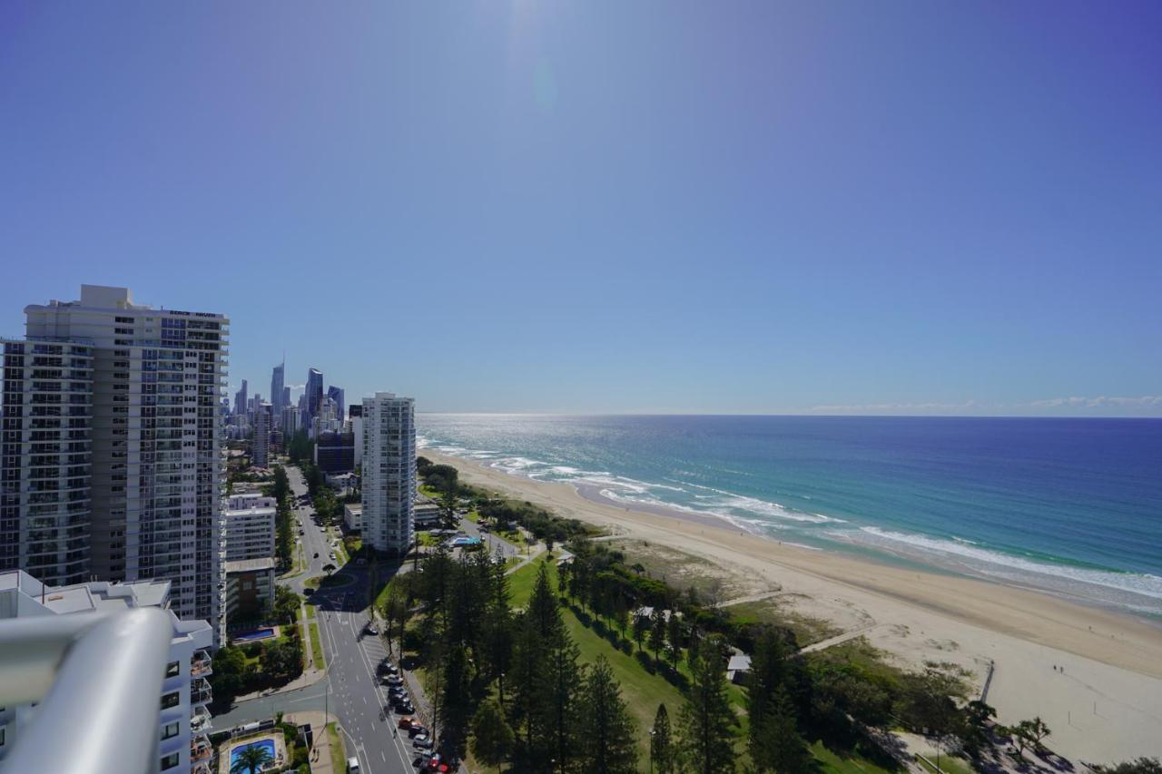 Air On Broadbeach - Stunning Ocean Views! Guldkusten Exteriör bild