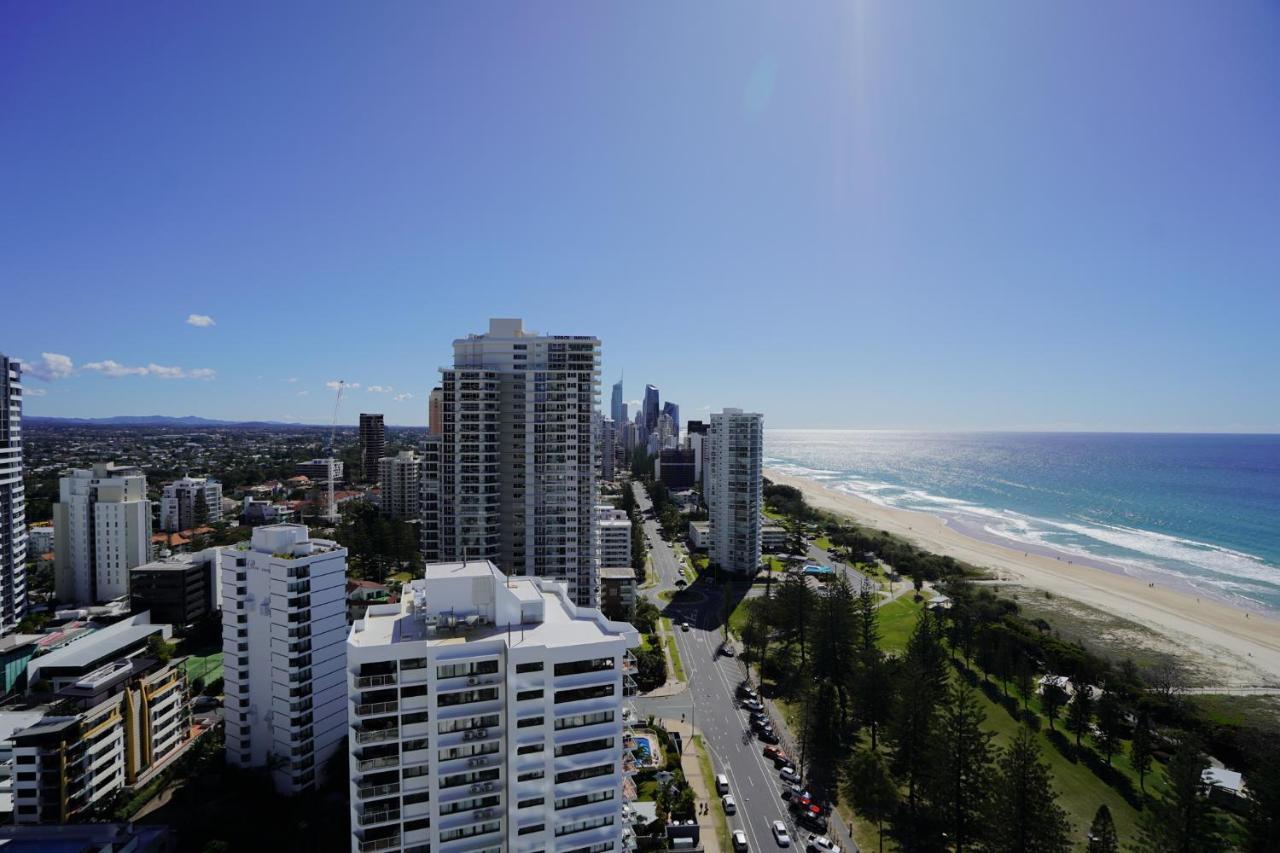 Air On Broadbeach - Stunning Ocean Views! Guldkusten Exteriör bild